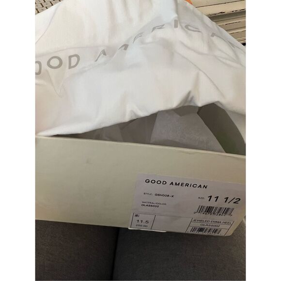 Good American Women's Diamonds Forever Stiletto Clear Pumps SIZE 6.5 NEW - Picture 13 of 14